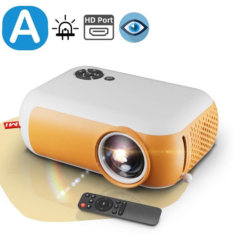 A2000 Mini Projetor Cinema Portátil 3D LED - Projetor de vídeo/jogos 4K 1080P HD Smart Portátil