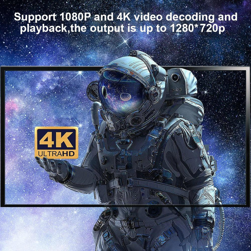 Hongtop Mini Projetor Inteligente Android 300ANSI Lúmen - Projetor Portátil 4k com Wifi Bluetooth 1080p Cinema em Casa