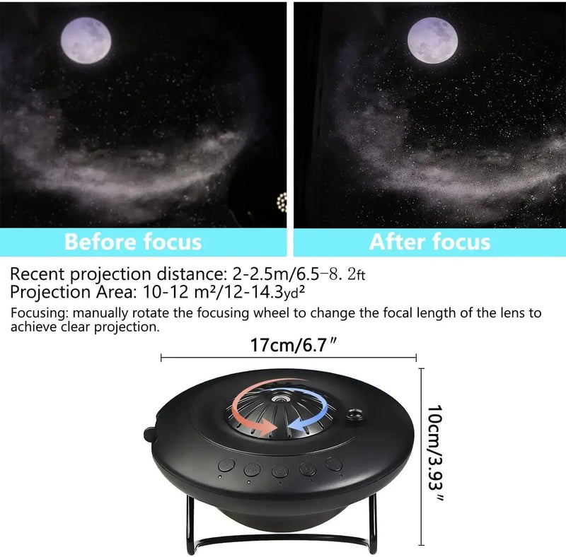 Novo UFO Himist - Projetor Céu Estrelado 8 em 1